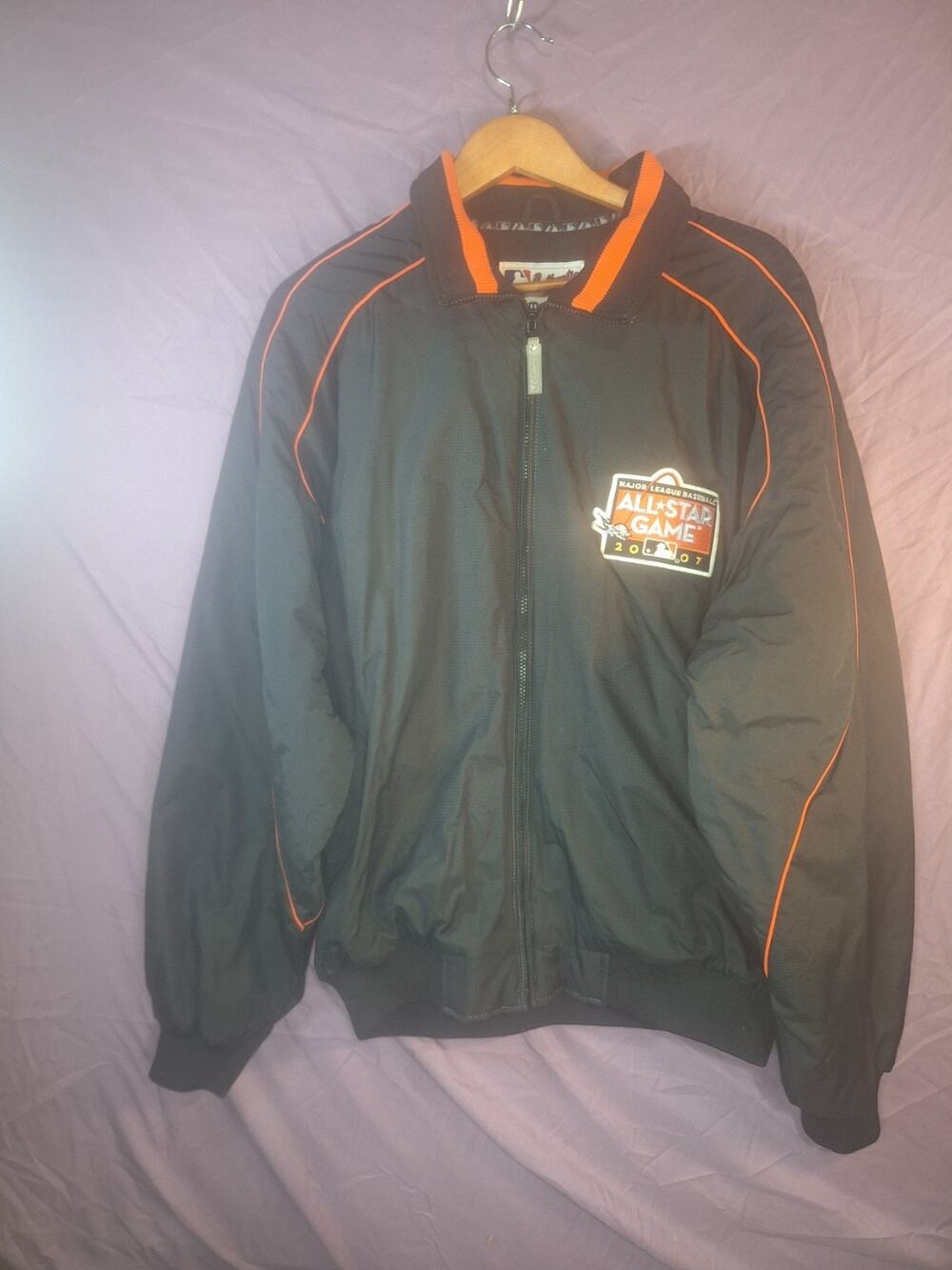Vintage Rare Black Majestic 2007 MLB All Star Game San Francisco Giants Size XL